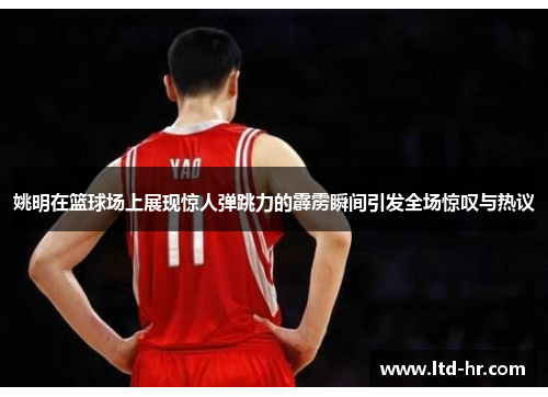 姚明在篮球场上展现惊人弹跳力的霹雳瞬间引发全场惊叹与热议